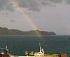 Rainbow over the port