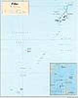 Map of Palau Islands