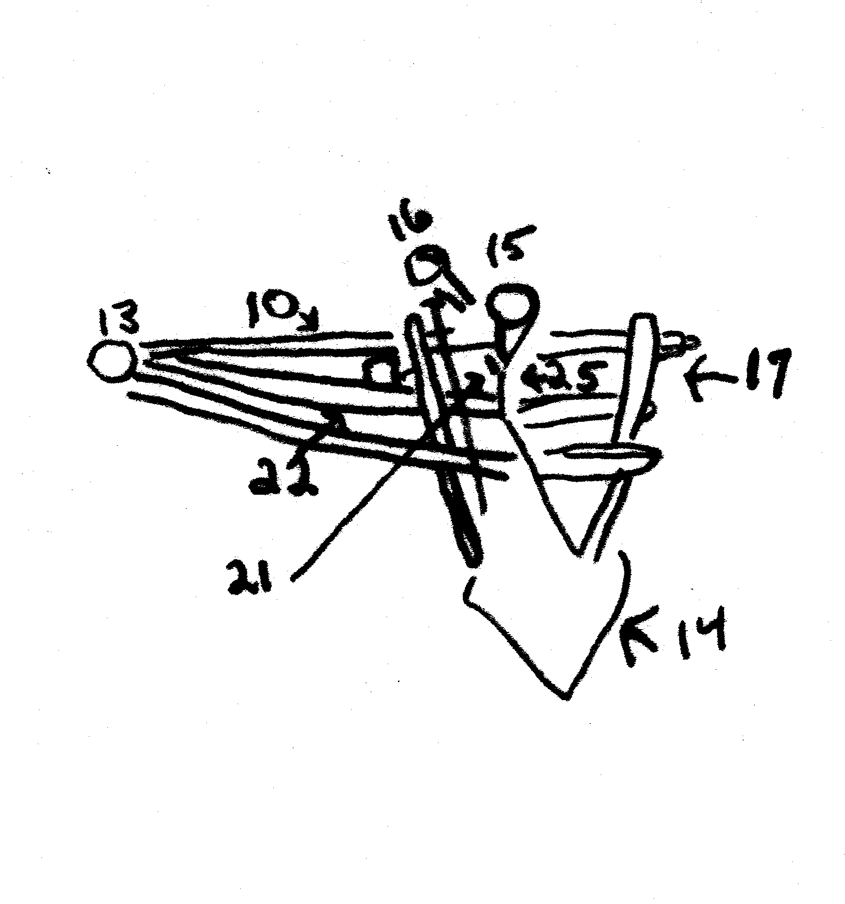 Canoe:  front view